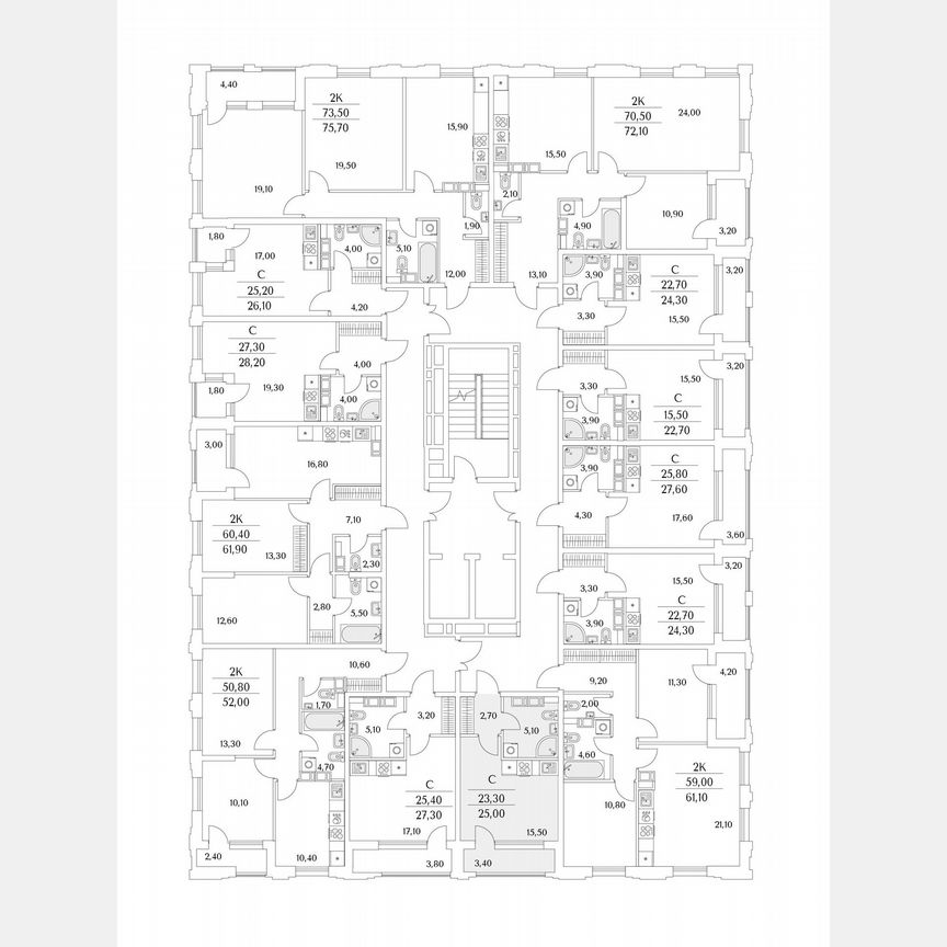 Квартира-студия, 41,3 м², 11/13 эт.
