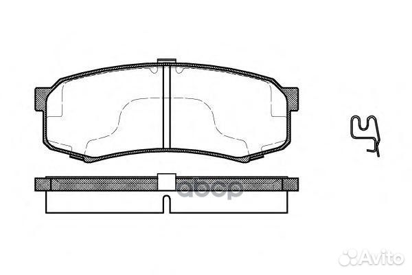 413 04 FDB1021572245B колодки дисковые з Toy