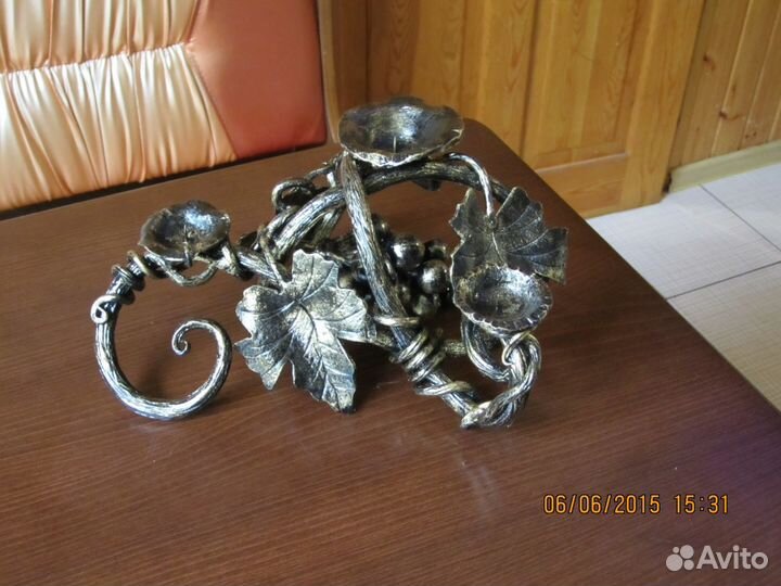 Подсвечник кованый