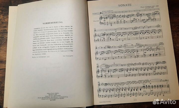 Шуберт ноты для фортепиано и виолончели peters