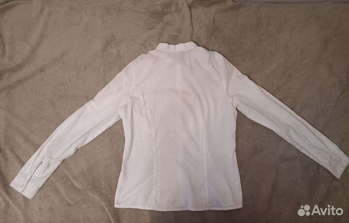 Рубашка белая детская, для девочек
