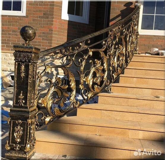 Кованые ворота и калитка