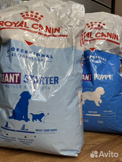 Royal canin giant starter 18 кг