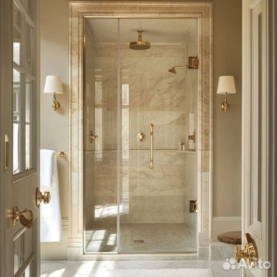 Душевые стеклянные перегородки на заказ