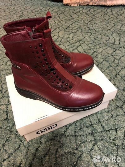 Ботинки демисезонные для девочки, 35 размер