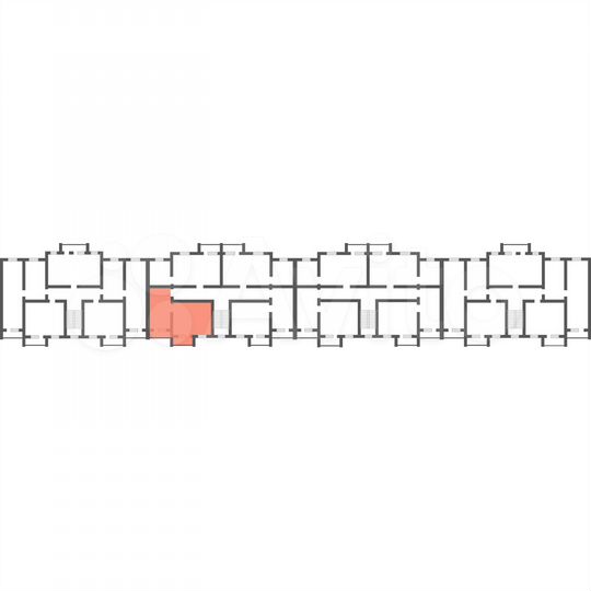 2-к. квартира, 73,5 м², 3/3 эт.