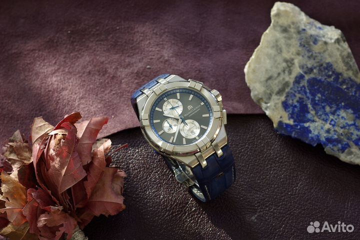 Ремешок на Maurice Lacroix. Кожа крокодила. Handma