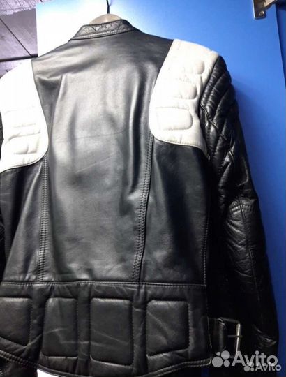 Кожаная куртка косуха мужская