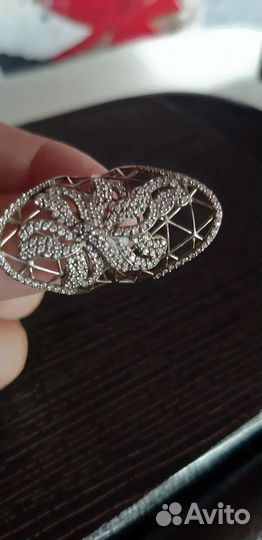 Кольцо серебро 925