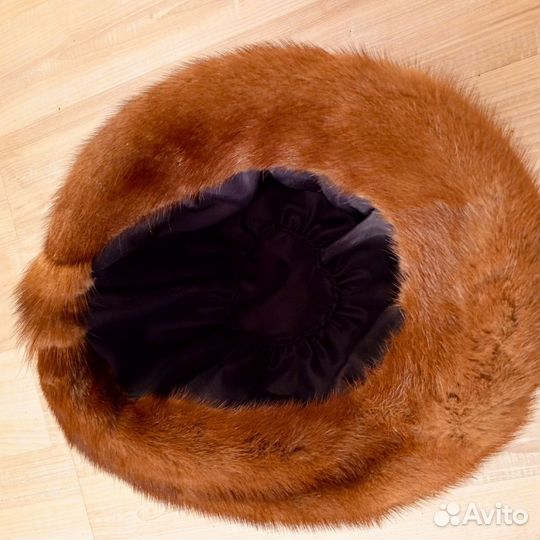 Шляпа норковая зимняя женская