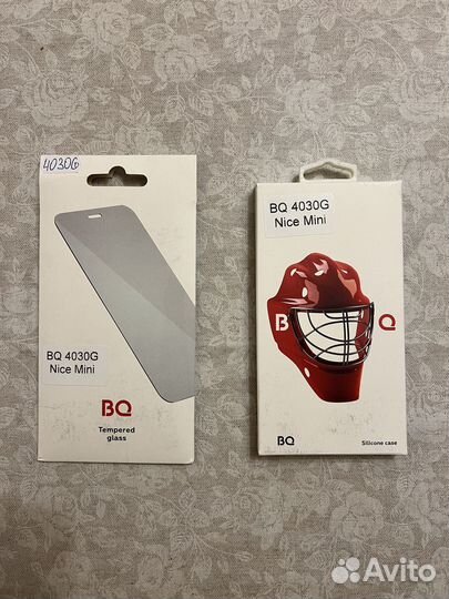 BQ 4030G Nice Mini (силиконовый чехол и стекло)