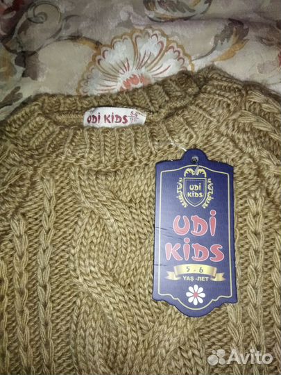 Кардиган свитер для девочки 110 116 122