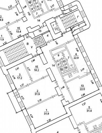 Сдам офисное помещение, 188.7 м²