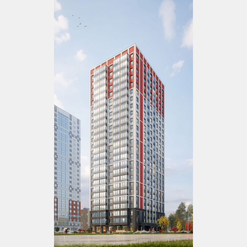 Квартира-студия, 28 м², 20/25 эт.