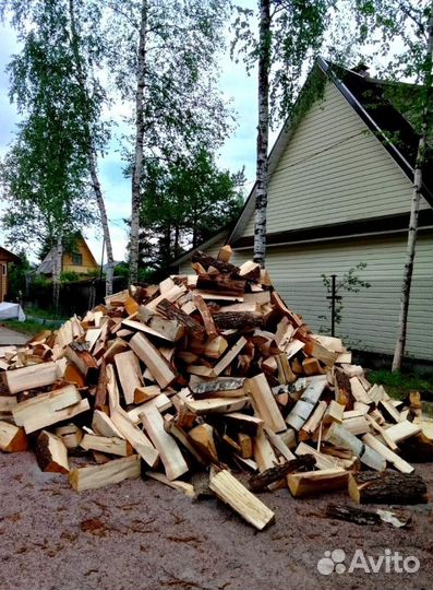 Дрова в укладку любого объема Березовые в Выборге