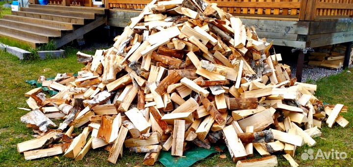 Дрова Береза навалом сухие в Выборге любого объема