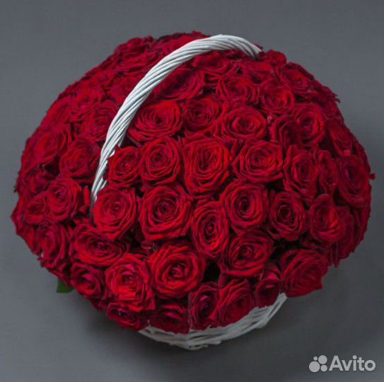 101 роза Доставка цветов Новосибирск №63