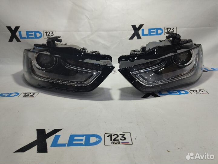 Фара правая левая audi A4 B8 рест не адаптивные