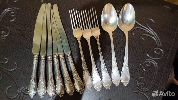 Мельхиоровый набор Роял