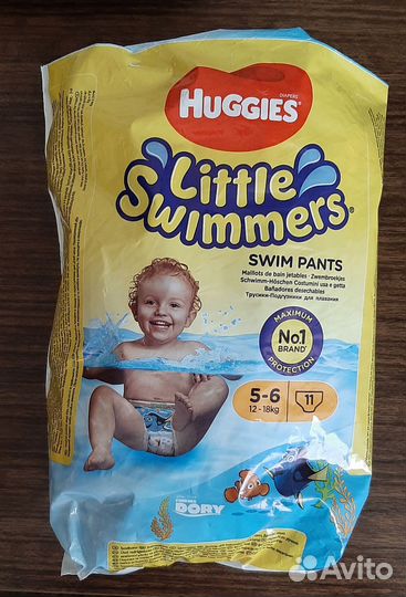 Подгузники трусики Huggies Little Swimmers 12-18