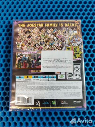 Новый диск Jojo's Bizarre Adventure игра ps4