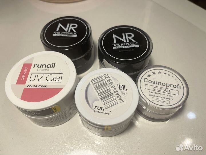 Гель для укрепления наращивания ногтей