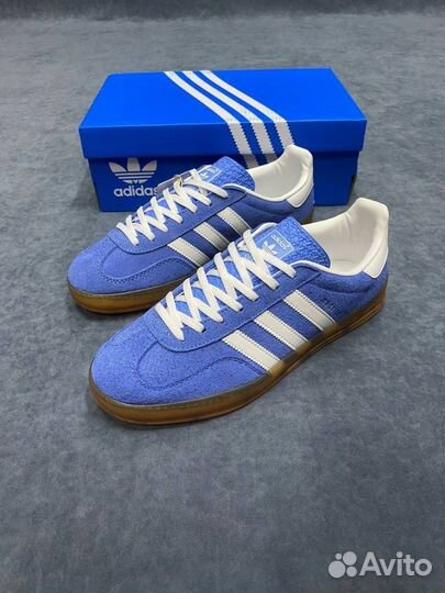 Adidas gazelle indoor blue оригинал