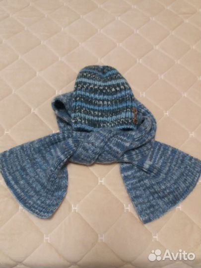 Комплект шапка и шарф женский