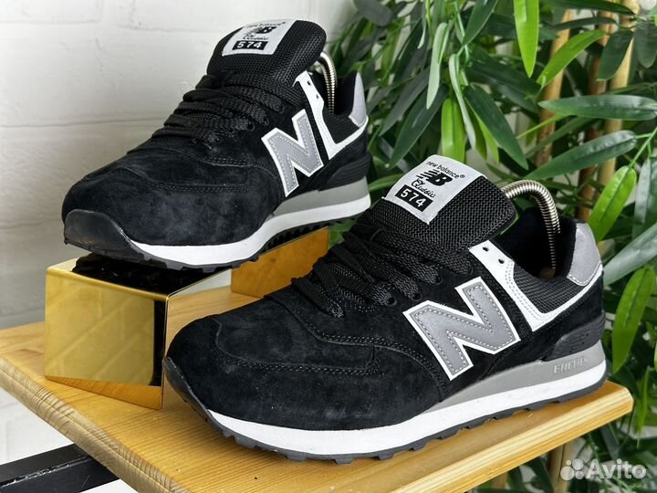 Кроссовки мужские New Balance 574 41-46 черные