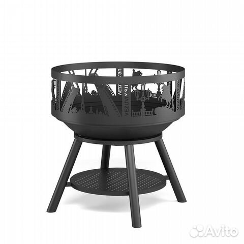 Декор Везувий fantastic 700 мм с узором Санкт