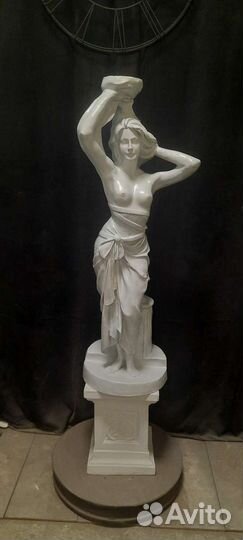 Статуя Девушка с чашей 1,2м Скульптура Торшер Свет