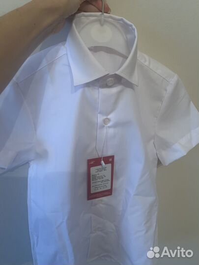Рубашка с коротким рукавом 128 размер