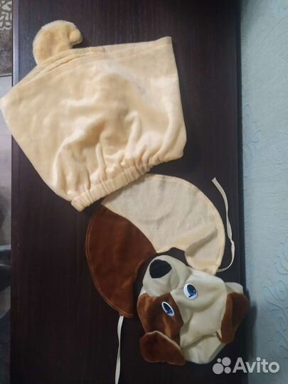 Новогодний костюм для девочки 110 собачка