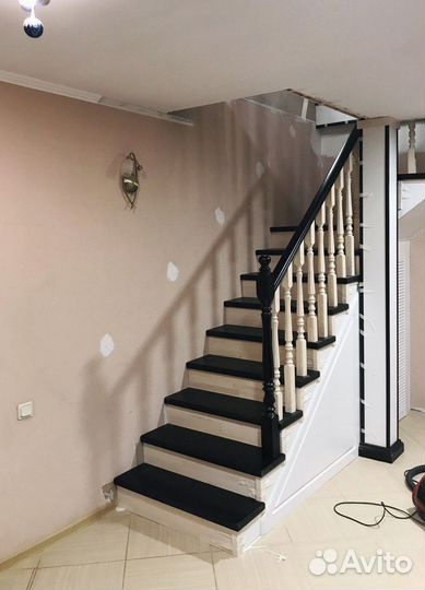 Лестница на металлокаркасе