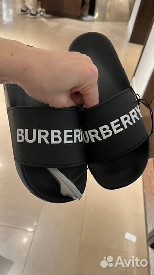 Шлепанцы burberry оригинал мужские италия