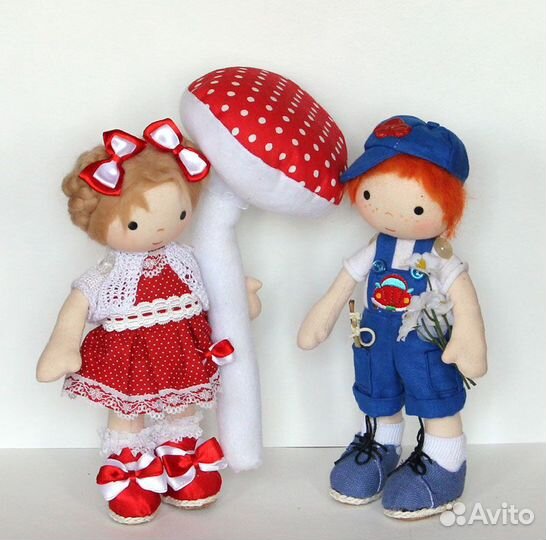 Интерьерные куколки ручной работы, листайте фото