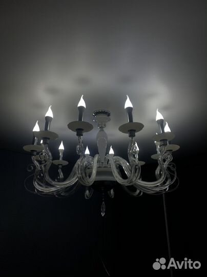 Люстра подвесная потолочная большая