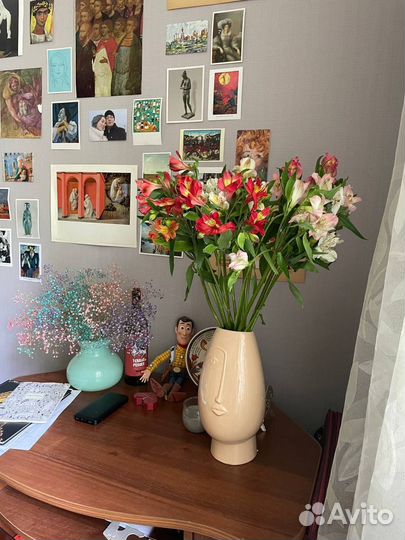 Ваза для цветов большая керамика Trapini