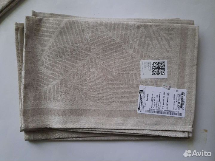 Полотенца кухонные новые лен поштучно