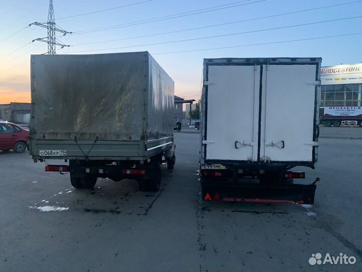 Грузоперевозки газель круглосуточно