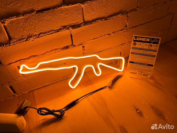 Вывеска из гибкого неона