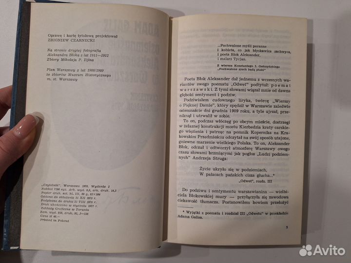 Восемнадцать дней Александра Блока в Варшаве (на п