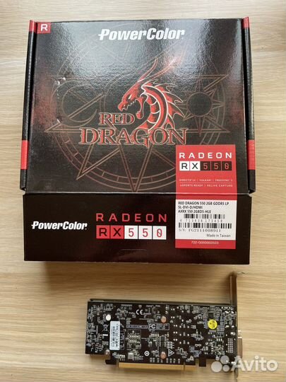Видеокарта Radeon RX550 2Gb