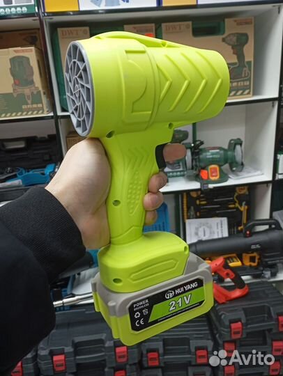 Аккумуляторный фен для мангала 2 акб