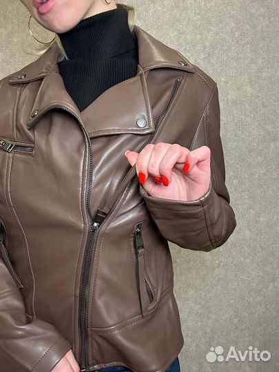 Куртка косуха женская из экокожи