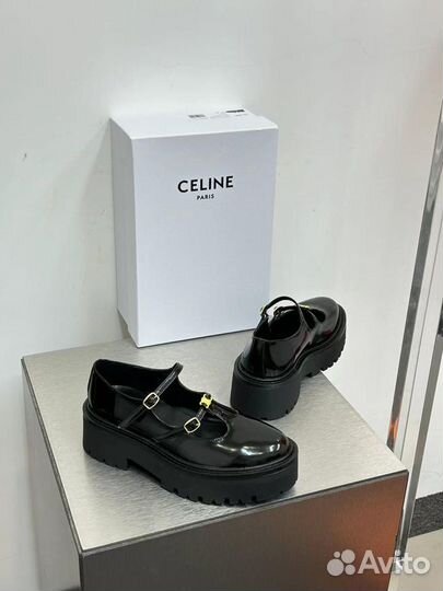 Туфли celine, женские, черные