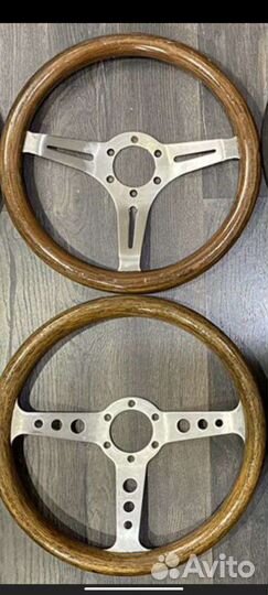 Деревянный руль японский на ваз