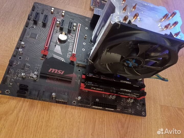 Связка MSI Z370Gaming plus+i5 8600k+8gb+ssd+бл+кор