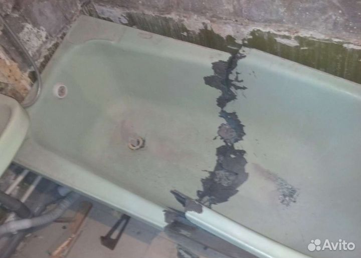 Реставрация ванн. Устраняем сколы, дыры, трещины