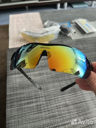 Спортивные очки со сменными линзами, новые